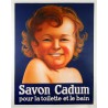 Aff. 117x147cm - Savon Cadum (Bébé)