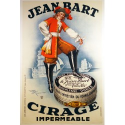 Aff. 97x149cm - Jean Bart Cirage Imperméable