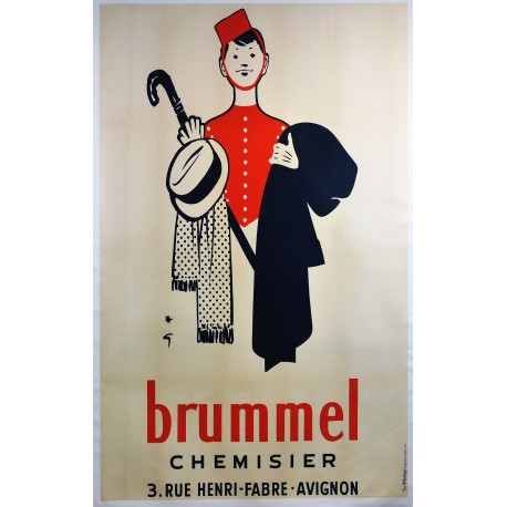 Aff. 117x160cm - Brummel Chemises Avignon