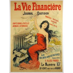 Aff. 100x135cm - La Vie Financière Journal Quotidien