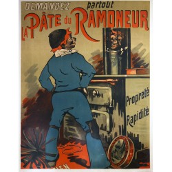 Aff. 107x136cm - La Pâte du Ramonneur Propreté Rapidité