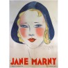 Aff. 113x155cm - Jane Marny Cabaret Succès Paris