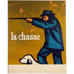 Aff. 110x136cm - La Chasse (Chasseur)