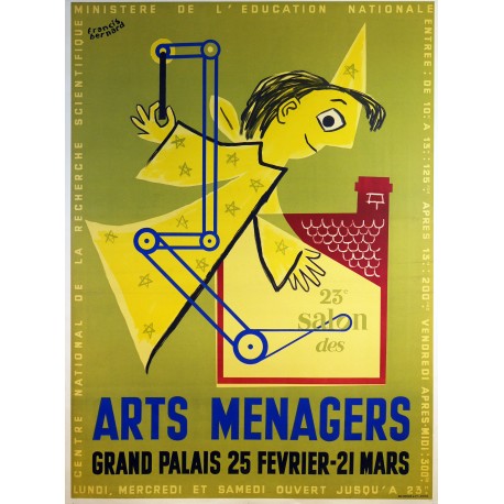 Aff. 114x155cm - 23eme Salon Arts Ménagers 1946