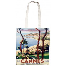 Cabas Coton - Cannes Été Hiver
