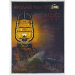 Aff. 44x59cm - Lanterne la Cuirassée Brave le Vent