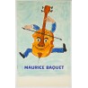 Aff. 38x60cm - Maurice Bacquet (Violoncelle)