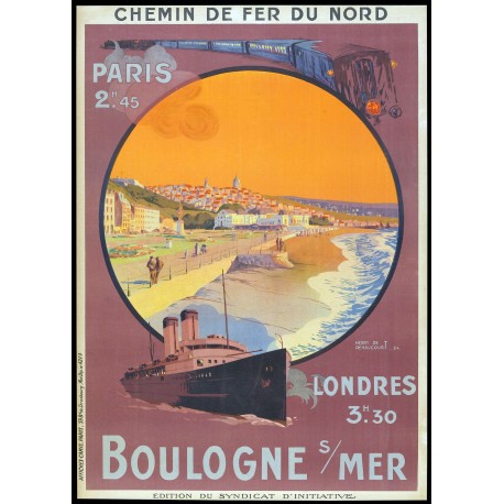 Affiche - Boulogne sur Mer - 40x60 Giclée