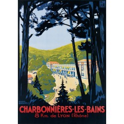 Affiche - Charbonnieres les Bains - 40x60 Giclée