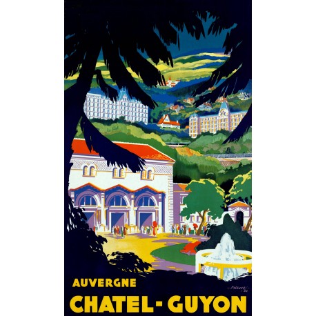 Affiche - Chatel Guyon Thermes - 40x60 Giclée