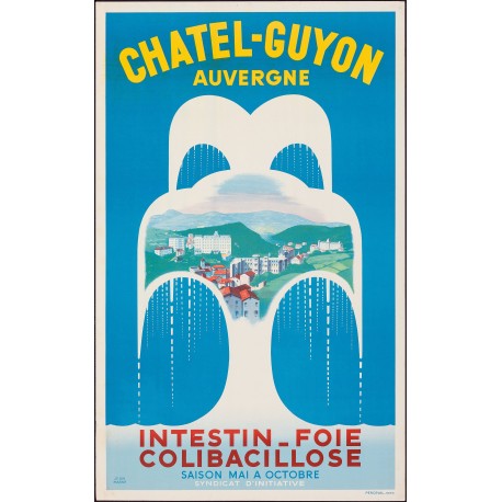 Affiche - Chatal Guyon Cure - 40x60 Giclée