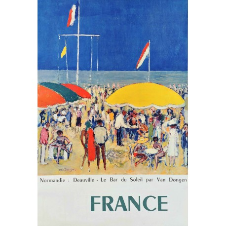 Affiche - Deauville Le Bar du Soleil - 40x60 Giclée