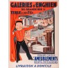 Affiche - Galeries d'Enghien - 40x60 Giclée