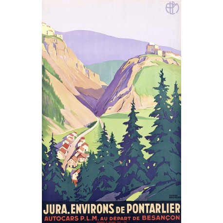 Affiche - Jura Pontarlier - 40x60 Giclée