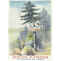 Affiche - Le Touquet Etaples - 40x60 Giclée