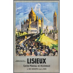 Affiche - Lisieux Centre Mondial de Pelerinage - 40x60 Giclée