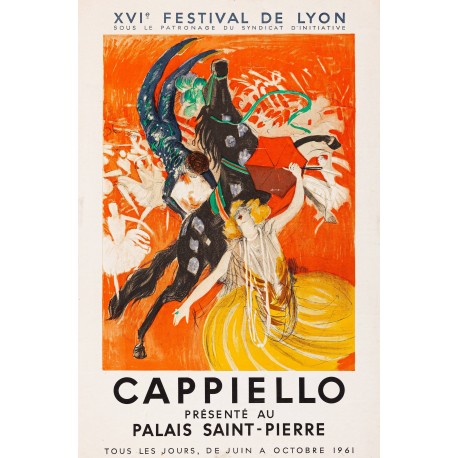 Affiche - Exposition à Lyon par Cappiello - 40x60 Giclée