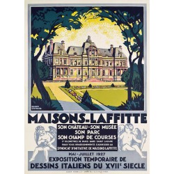 Affiche - Maisons Laffitte - 40x60 Giclée