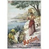 Affiche - Menton et le Pont Saint Louis - 40x60 Giclée