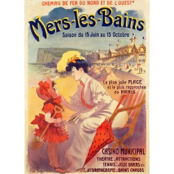 Affiche - Mers les Bains - 40x60 Giclée