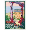 Affiche - Monaco Monte Carlo Pays du Soleil - 40x60 Giclée