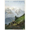 Affiche - Mont Blanc Majestueux - 40x60 Giclée