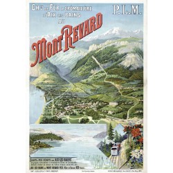 Affiche - Mont Revard Cremaillere - 40x60 Giclée