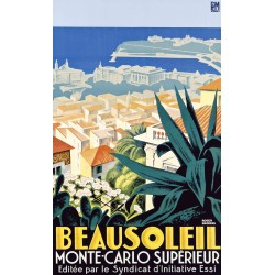 Affiche - Monte Carlo Beausoleil - 40x60 Giclée