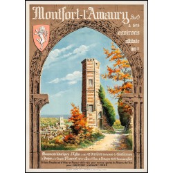 Affiche - Montfort l'Amaury - 40x60 Giclée