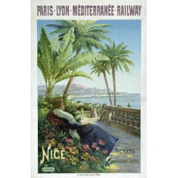 Affiche - Nice Vue sur la Mediterranee - 40x60 Giclée