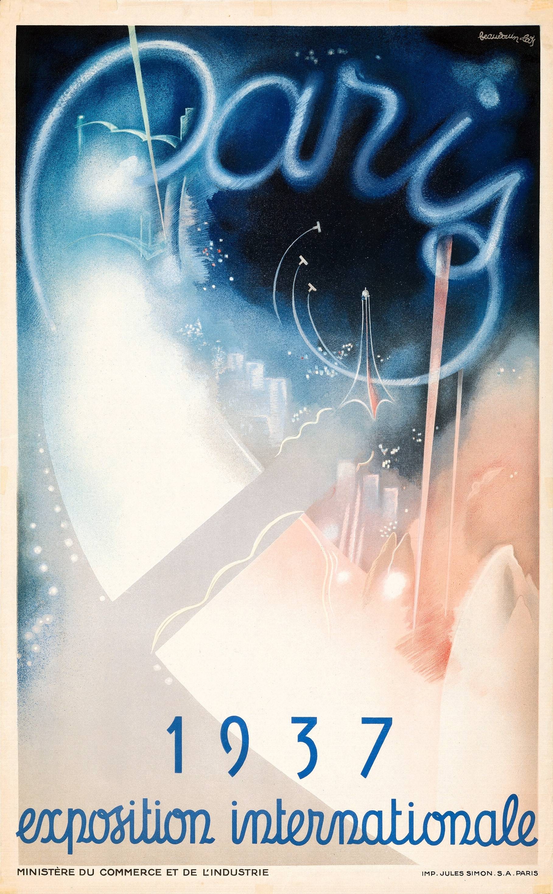 Tirage Argentique Vintage Exposition Universelle Paris 1937 - Format 6,5x9 Cm, Référence CR6159