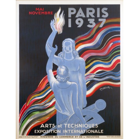 Affiche - Paris Exposition Internationale Arts et Techniques - 40x60 Giclée