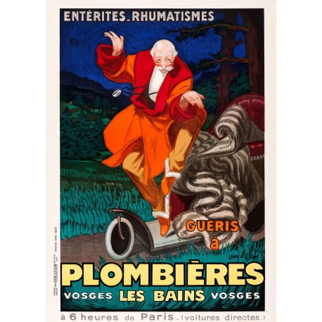 Affiche - Plombieres les Bains Cure - 40x60 Giclée