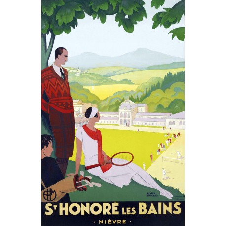 Affiche - Saint Honore les Bains - 40x60 Giclée