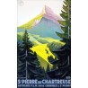 Affiche - Saint Pierre de Chartreuse et Chamechaude - 40x60 Giclée