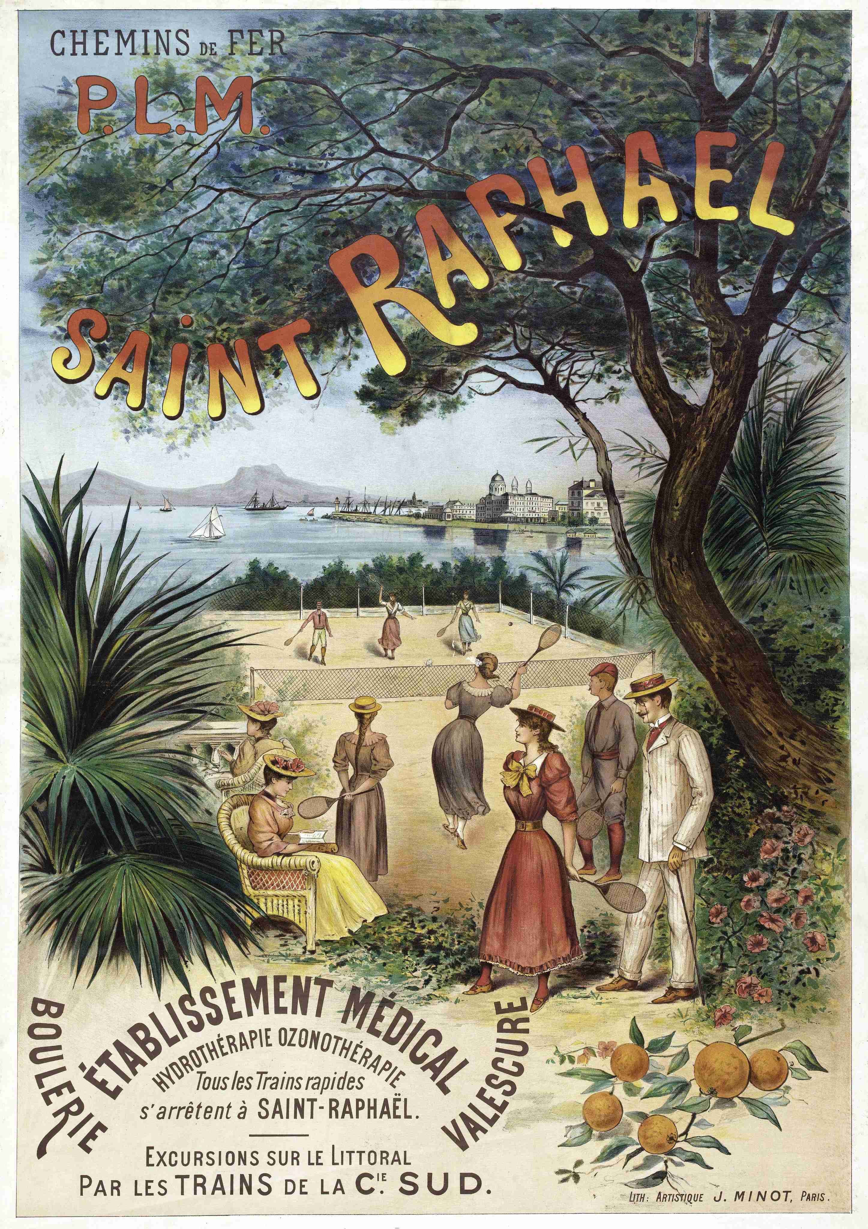 Carton publicitaire St Raphaël - Antiquités