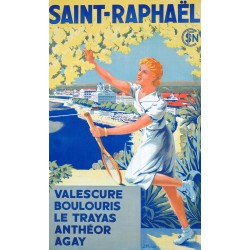 Affiche - Saint Raphael Valescure Boulouris