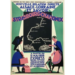 Affiche - Strasbourg Chamonix