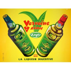 Affiche - Verveine du Velay Liqueur Digestive - 40x60 Giclée