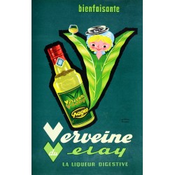 Affiche - Verveine du Velay Bienfaisante - 40x60 Giclée