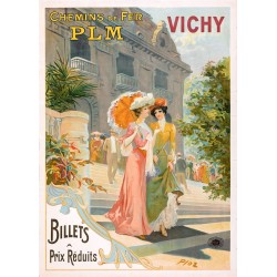 Affiche - Vichy Ville Elegante - 40x60 Giclée