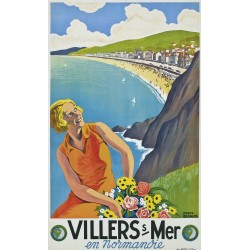 Affiche - Villiers sur Mer Normandie - 40x60 Giclée