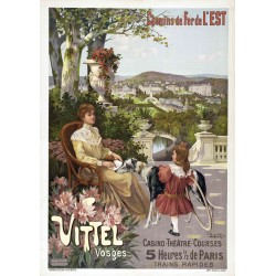 Affiche - Vittel Casino Theatre Courses - 40x60 Giclée