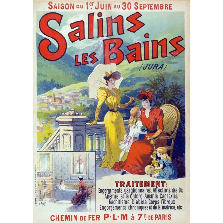 Affiche - Salins les Bains Cure