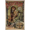 Aff. 94x142cm - Peugeot Valentigney Lion