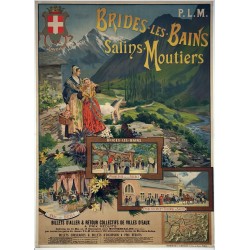 Aff. 80x109cm - Brides les Bains Salins Moutiers