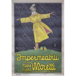 Aff. 140x200cm - Impermeabili Epouvantail Ettore Moretti