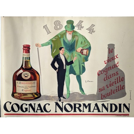 Aff. 150x200cm - Cognac Normandin Vert