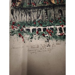 Aff. 117x83cm - Deauville Maison du Blessé Signée par l'auteur