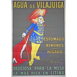 Aff. 100x140cm - Agua de Vilajuiga Estomago Rinones Higado
